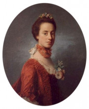 Копия картины "mary digges (1737-1829) lady robert manners" художника "рэмзи аллан"