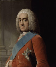 Копия картины "philip dormer stanhope, 4th earl of chesterfield" художника "рэмзи аллан"