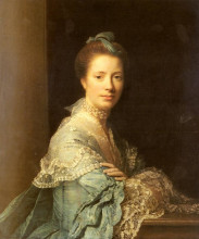 Копия картины "portrait of jean abercromby, mrs morison" художника "рэмзи аллан"