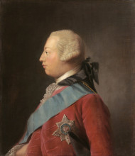 Репродукция картины "portrait of king george iii" художника "рэмзи аллан"