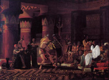 Репродукция картины "времяпрепровождения в древнем египте 3 000 лет назад" художника "альма-тадема лоуренс"