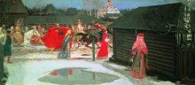 Картина "wedding train in the xvii century, moscow" художника "рябушкин андрей"