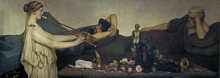 Картина "помпейская сцена (полуденный отдых)" художника "альма-тадема лоуренс"