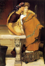 Картина "медовый месяц" художника "альма-тадема лоуренс"
