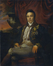 Картина "portrait of jean chr&#233;tien baud" художника "салех раден"