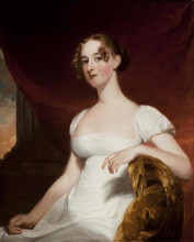 Репродукция картины "margaret siddons, mrs. benjamin kintzing" художника "салли томас"