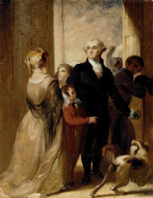 Картина "washington family" художника "салли томас"