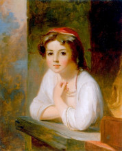 Картина "portrait of a peasant woman" художника "салли томас"