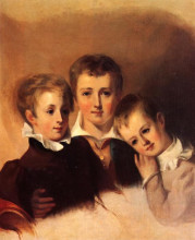 Копия картины "portrait of the howell boys" художника "салли томас"