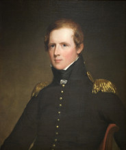 Репродукция картины "major john biddle" художника "салли томас"
