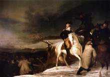 Копия картины "the passage of the delaware" художника "салли томас"