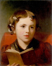 Картина "a young girl" художника "салли томас"