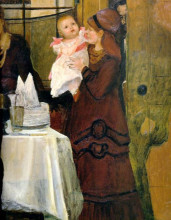 Репродукция картины "семья эппсов" художника "альма-тадема лоуренс"