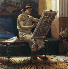 Картина "римский художник" художника "альма-тадема лоуренс"