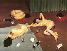 Копия картины "after the orgy" художника "сан пьетро каньяччо ди"