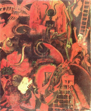 Картина "orfeu nos infernos (detail)" художника "санта-рита гильерме де"