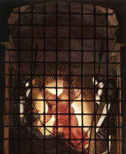 Репродукция картины "the liberation of st. peter, in the stanza d&#39;eliodoro" художника "санти рафаэль"