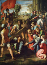 Копия картины "крестный путь" художника "санти рафаэль"