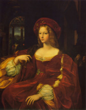 Копия картины "joanna of aragon" художника "санти рафаэль"