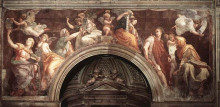 Копия картины "the sibyls (santa maria della pace)" художника "санти рафаэль"