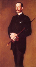 Репродукция картины "brigadier archibald campbell douglas" художника "сарджент джон сингер"