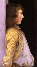 Картина "portrait of dorothy barnard" художника "сарджент джон сингер"