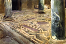 Копия картины "a mosque, cairo" художника "сарджент джон сингер"