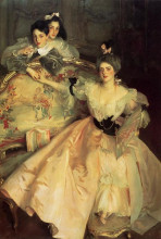 Копия картины "mrs. carl meyer, later lady meyer, and her two children" художника "сарджент джон сингер"