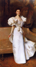 Репродукция картины "portrait of the countess of clary aldringen" художника "сарджент джон сингер"