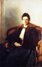 Копия картины "portrait of mrs harold wilson" художника "сарджент джон сингер"
