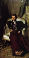 Репродукция картины "portrait of mrs alice brisbane thursby" художника "сарджент джон сингер"