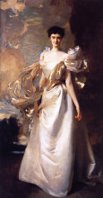 Репродукция картины "margaret hyde, 19th countess of suffolk" художника "сарджент джон сингер"
