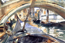 Копия картины "rio de santa maria formosa" художника "сарджент джон сингер"