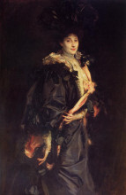 Копия картины "portrait of lady sassoon" художника "сарджент джон сингер"
