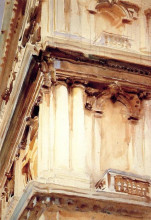 Репродукция картины "palazzo corner della ca grande" художника "сарджент джон сингер"
