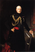 Репродукция картины "fiield marshall h.r.h. the duke of connaught and strathearn" художника "сарджент джон сингер"