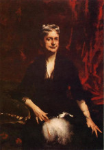 Копия картины "portrait of mrs. john joseph townsend (catherine rebecca bronson)" художника "сарджент джон сингер"