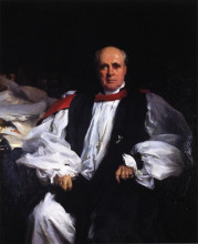 Репродукция картины "the archbishop of canterbury (randall thomas davidson)" художника "сарджент джон сингер"