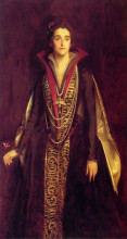 Копия картины "the countess of rocksavage, later marchioness of cholmondeley" художника "сарджент джон сингер"