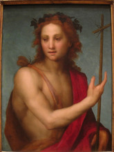 Копия картины "st. john the baptist" художника "сарто андреа дель"