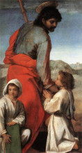 Копия картины "st. james with two children" художника "сарто андреа дель"
