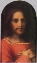Копия картины "christ the redeemer" художника "сарто андреа дель"