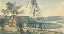 Копия картины "works on the shore" художника "свиньин павел"