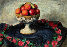 Копия картины "still life with fruits" художника "сегал артур"