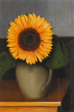 Репродукция картины "still life with sunflower" художника "сегал артур"