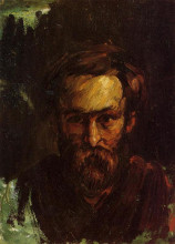 Репродукция картины "portrait of a man" художника "сезанн поль"