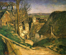 Картина "the hanged man&#39;s house in auvers" художника "сезанн поль"