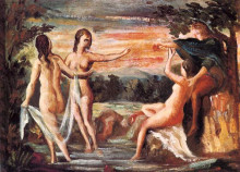 Копия картины "the judgement of paris" художника "сезанн поль"