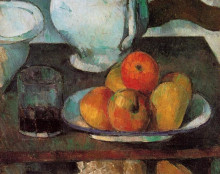 Картина "still life with apples" художника "сезанн поль"