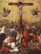 Картина "христос на кресте" художника "альтдорфер альбрехт"